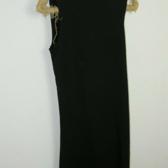 Bryn Walker Dress Black Faux Wrap Organic Small‎ - Picture 7 of 11